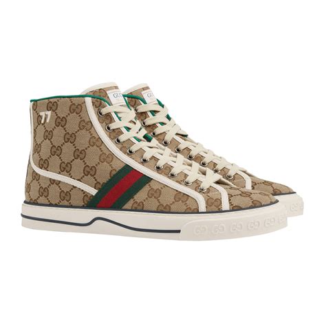 gucci tennis 1977 high top sneaker|gucci 1977 sneakers men.